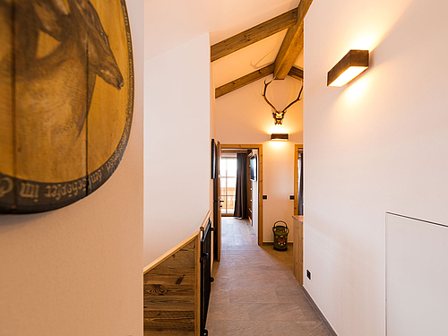 Flur und Stiege in unseren Almchalets