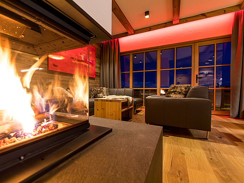 Kamin in unseren Alpenchalets